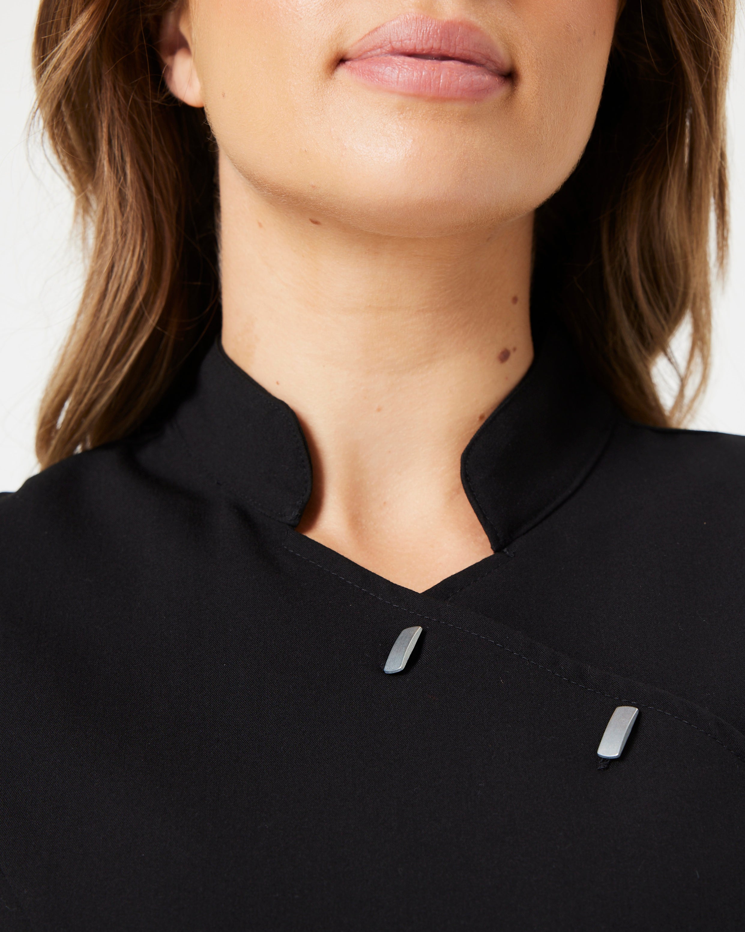 tailored scrub top from scrub lab