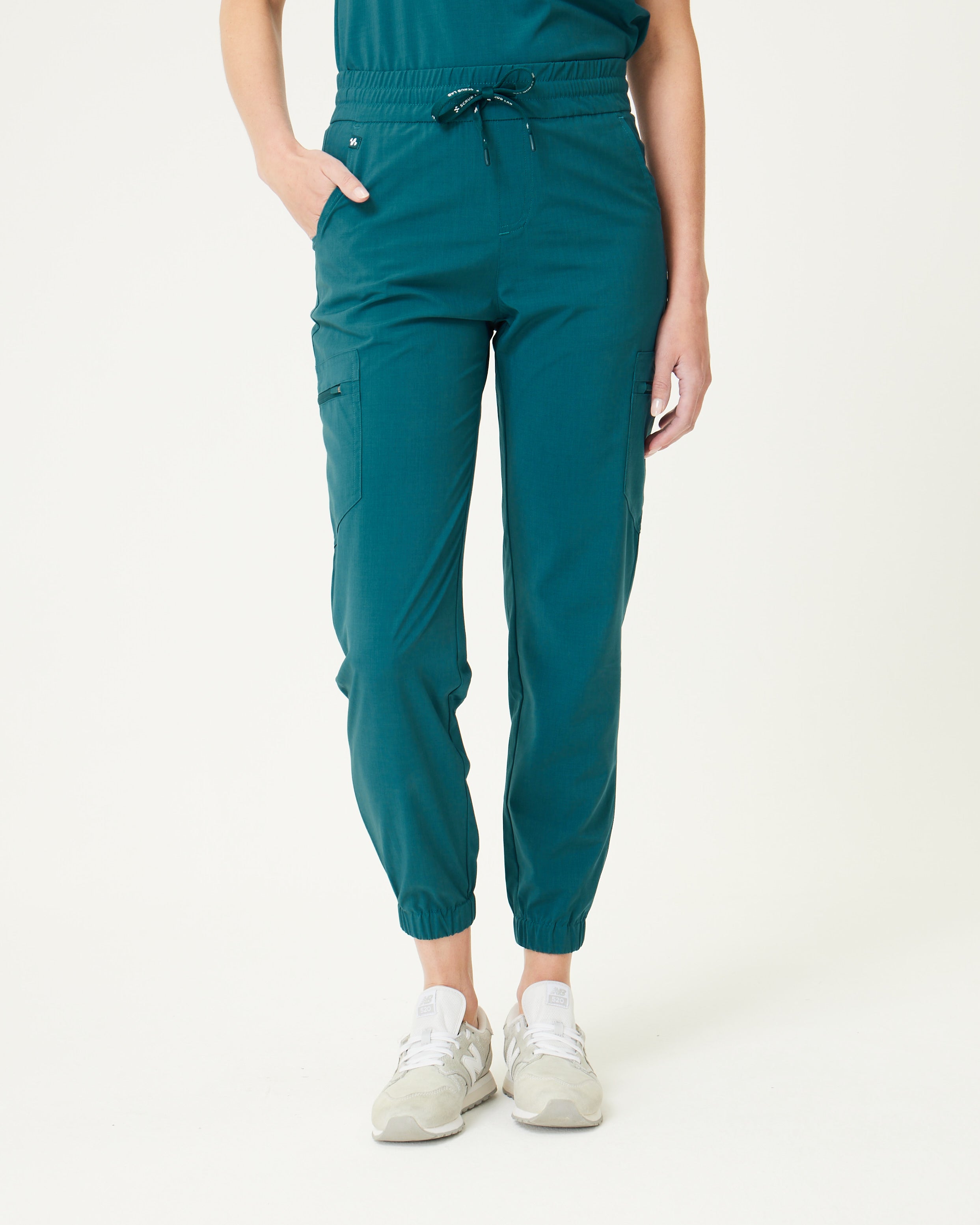 caribbean blue women's vet scrub pants