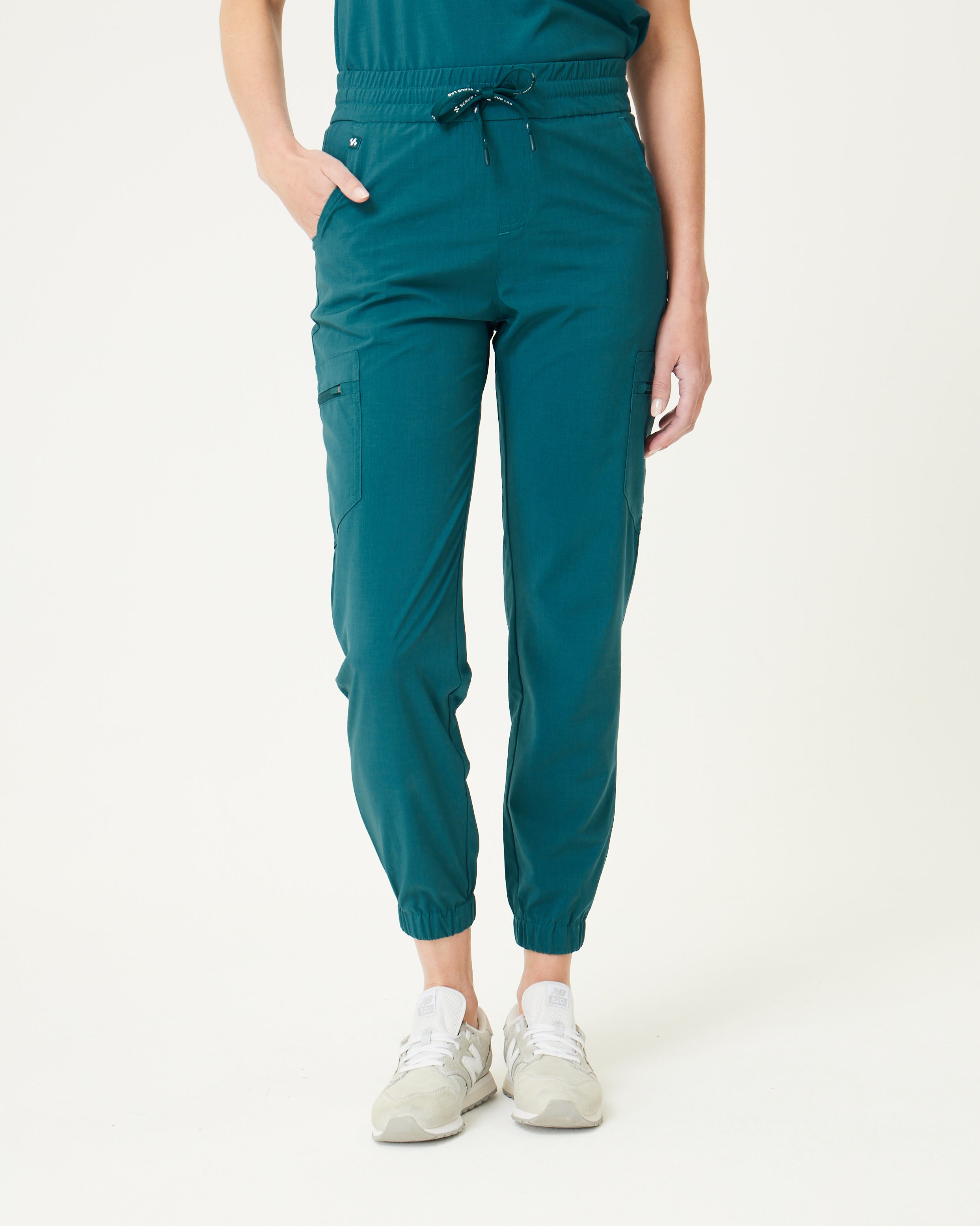 caribbean blue women's vet scrub pants