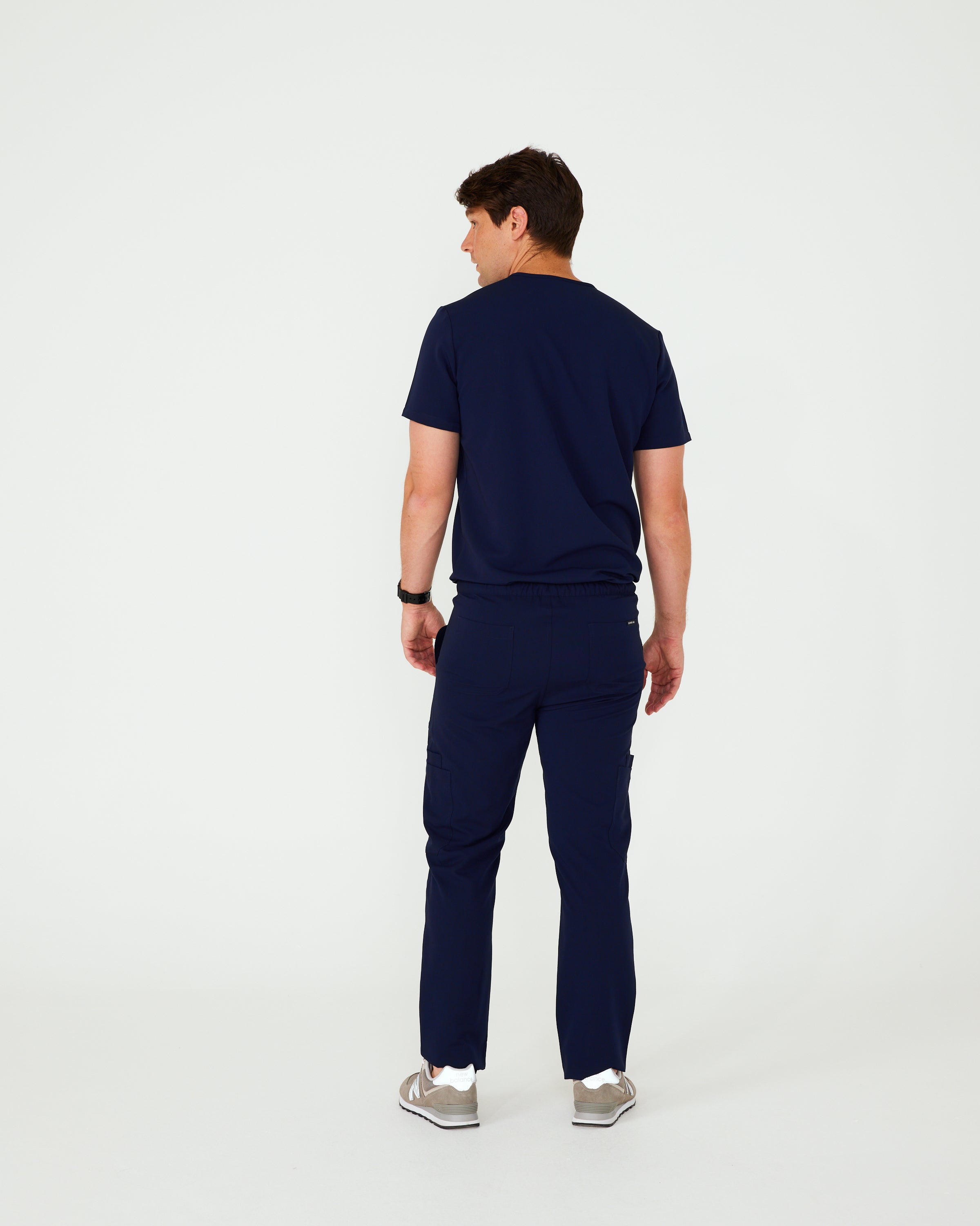 Victor Black Scrub Pants with Side Pockets