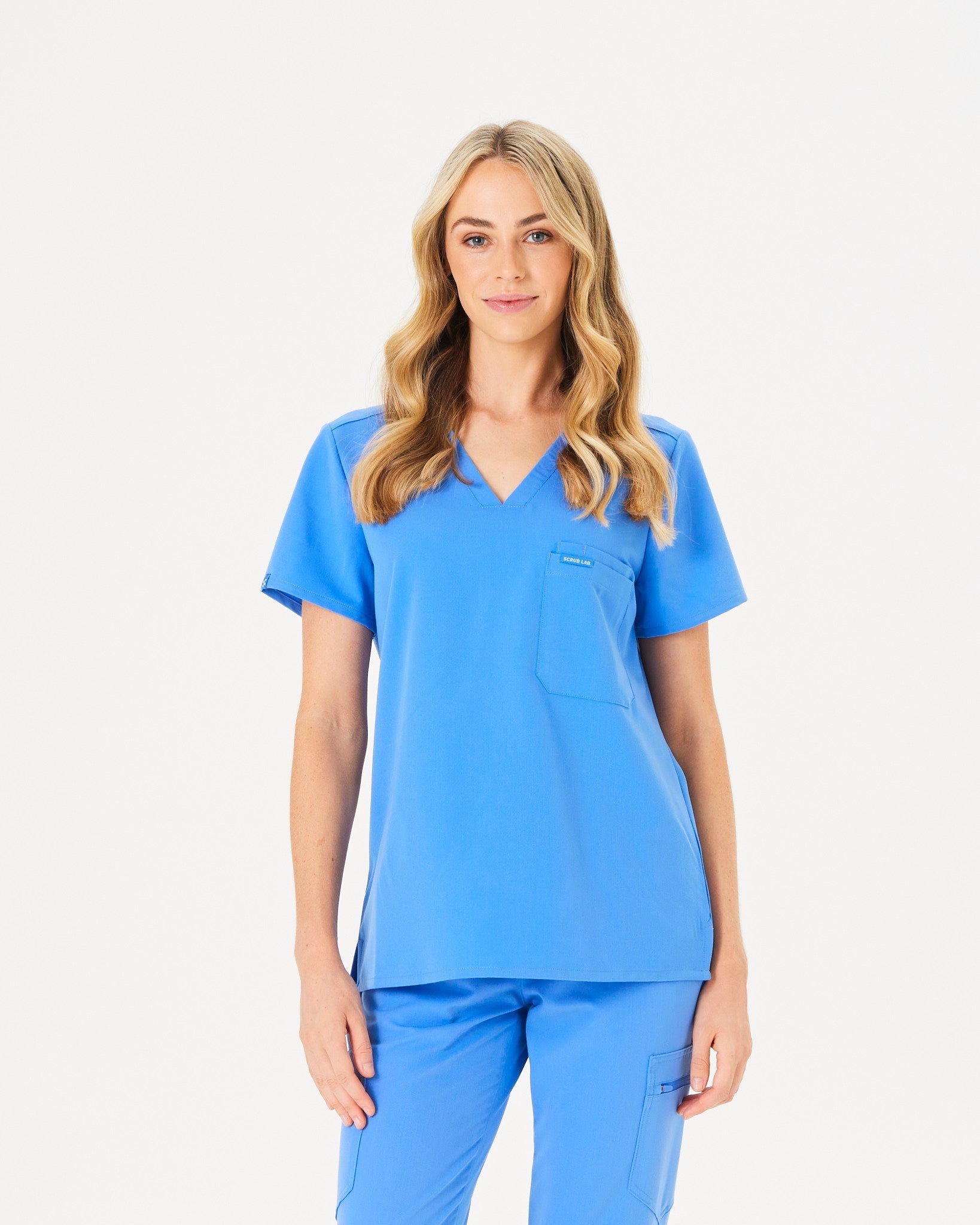ceil blue women's scrub top