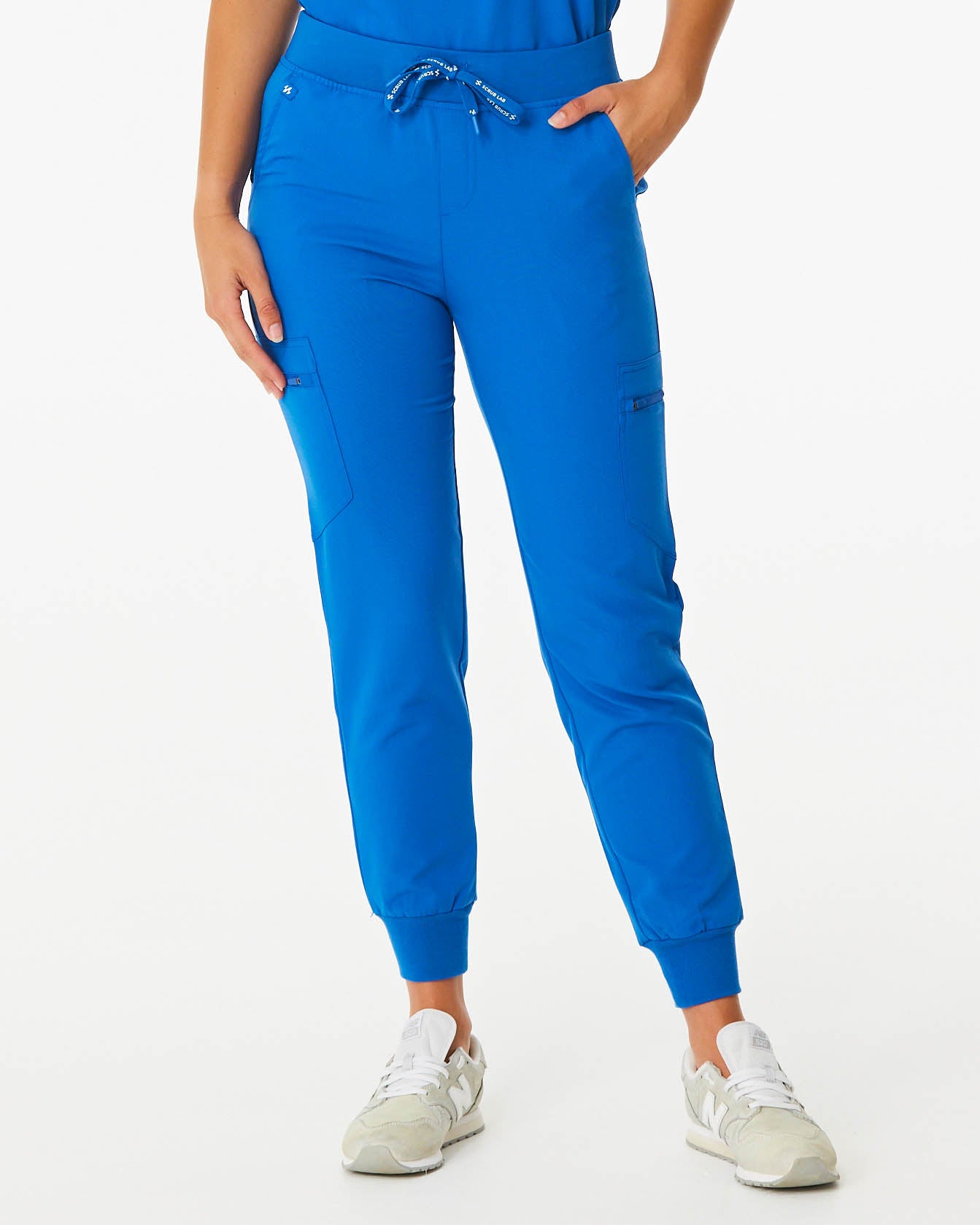 royal blue women's jogger scrub pants