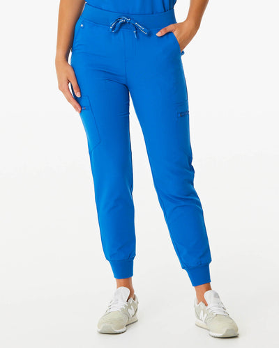 royal blue women's jogger scrub pants
