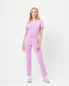 CLARISSA Skinny Leg Scrub Pants - Lavender Haze | SLTECH™