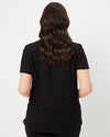 ELIZABETH Two Pocket Scrub Top - Black | SLTECH™
