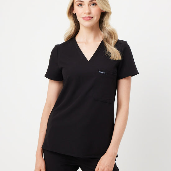 black women's scrub top