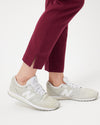 CLARISSA Skinny Leg Scrub Pants - Maroon | SLTECH™