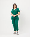 LUCY Jogger Scrub Pants - Hunter Green | SLTECH™