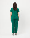 CLARISSA Skinny Leg Scrub Pants - Hunter Green | SLTECH™