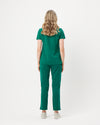 CLARISSA Skinny Leg Scrub Pants - Hunter Green | SLTECH™
