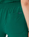 CLARISSA Skinny Leg Scrub Pants - Hunter Green | SLTECH™