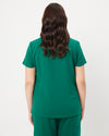 ELIZABETH Two Pocket Scrub Top - Hunter Green | SLTECH™