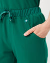 EDITH Straight Leg Scrub Pants - Hunter Green | SLTECH™
