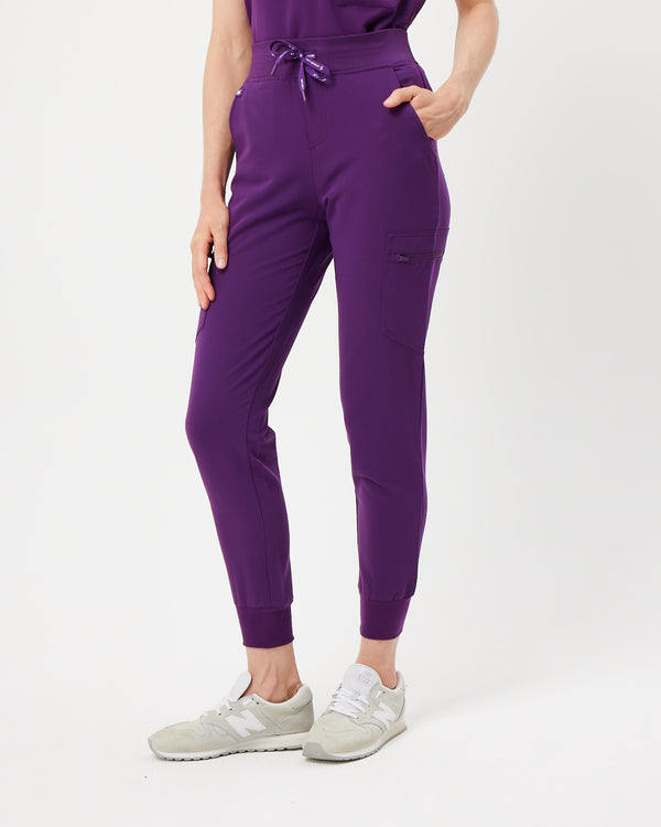 LUCY Jogger Scrub Pants - Aubergine | SLTECH™