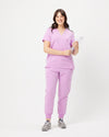 FLORENCE Three Chest Pocket Scrub Top - Lavender Haze | SLTECH™