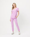 FLORENCE Three Chest Pocket Scrub Top - Lavender Haze | SLTECH™