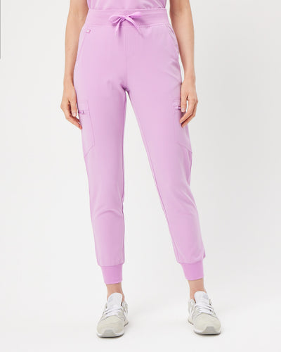 lavender women's jogger scrub pants
