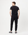 WEARY Three Chest Pocket Scrub Top - Black | SLTECH™