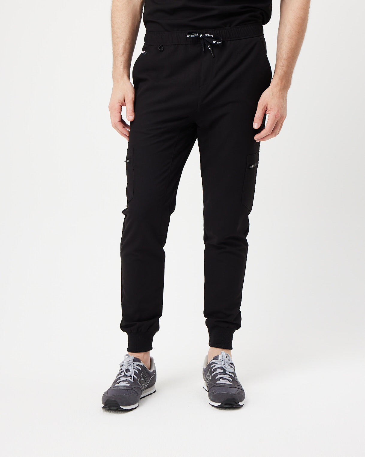 black men's jogger scrub pants