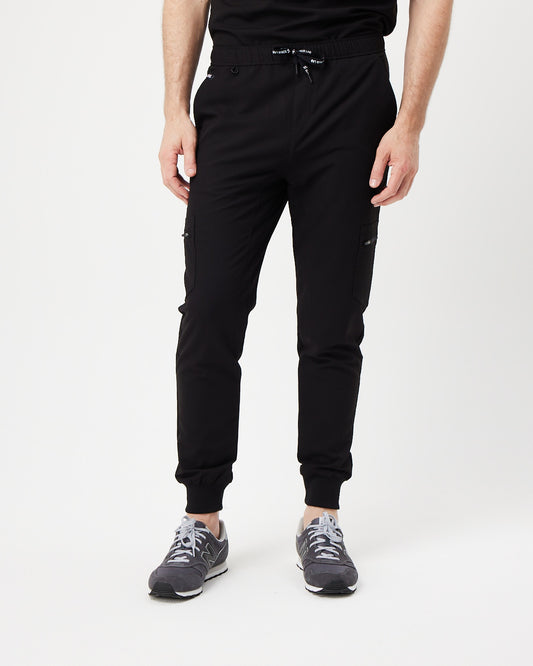 black men's jogger scrub pants