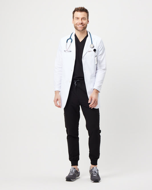 ALBERT Lab Coat - Pure White - CLEARANCE