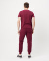 HOWARD Jogger Scrub Pants - Maroon | SLTECH™