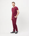 VICTOR Straight Leg Scrub Pants - Maroon | SLTECH™