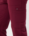 VICTOR Straight Leg Scrub Pants - Maroon | SLTECH™