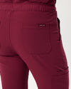 VICTOR Straight Leg Scrub Pants - Maroon | SLTECH™