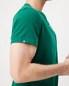 WEARY Three Chest Pocket Scrub Top - Hunter Green | SLTECH™