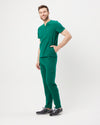 VICTOR Straight Leg Scrub Pants - Hunter Green | SLTECH™
