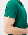 IAN Three Pocket Scrub Top - Hunter Green | SLTECH™