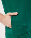 IAN Three Pocket Scrub Top - Hunter Green | SLTECH™