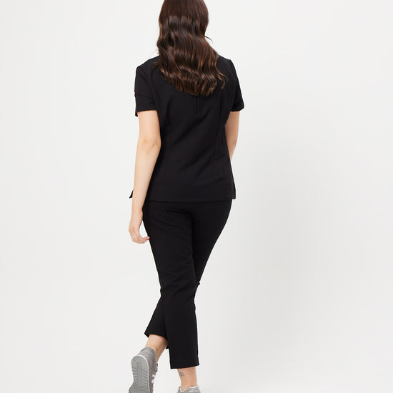 tailored scrub top from scrub lab