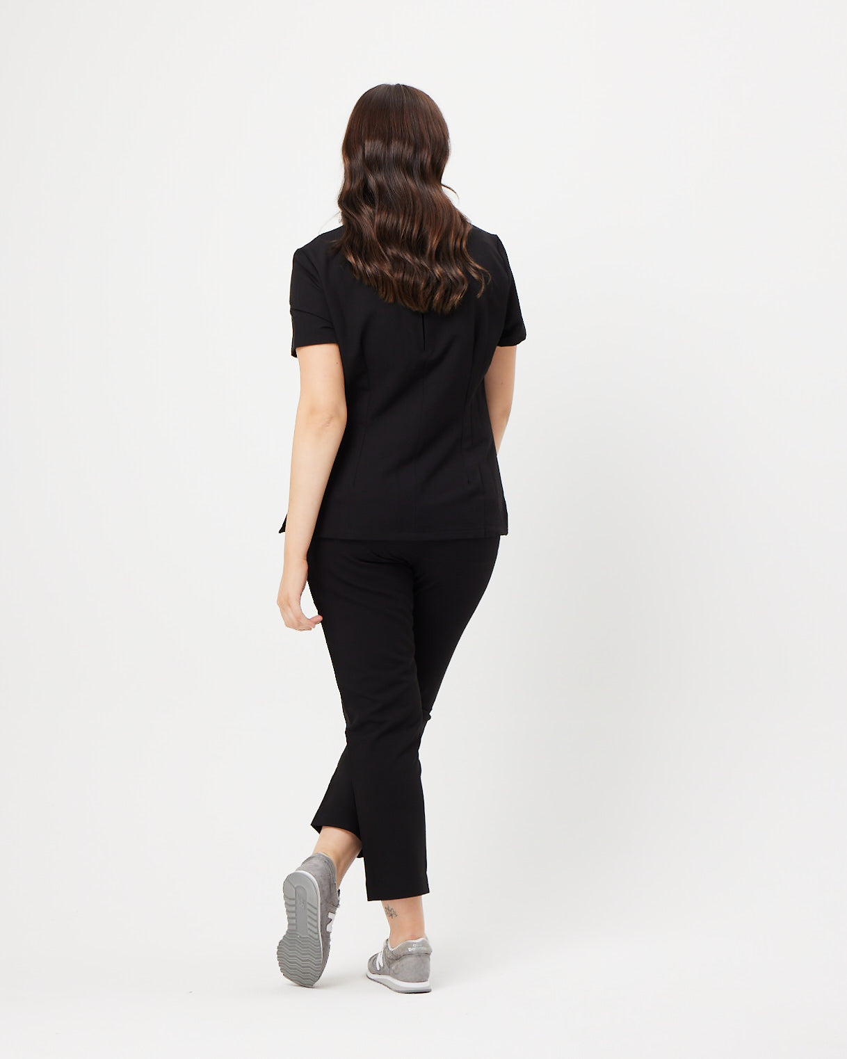 tailored scrub top from scrub lab