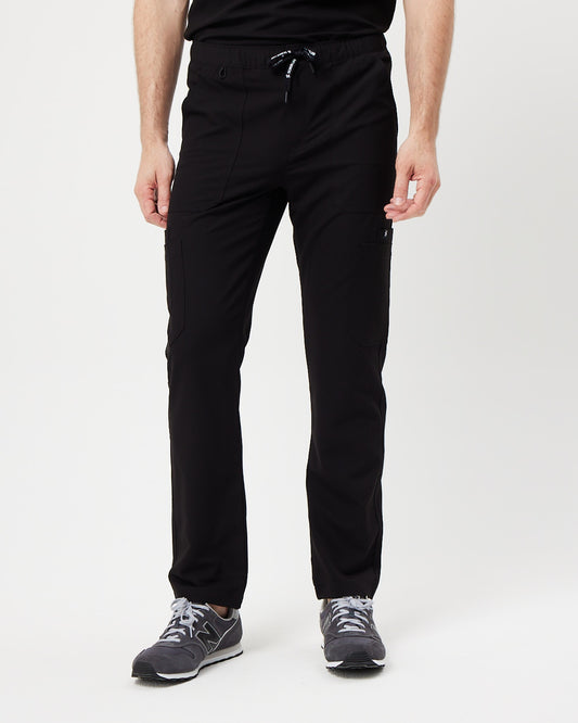 VICTOR Straight Leg Scrub Pants - Black | SLTECH™