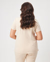 FLORENCE Three Chest Pocket Scrub Top- Soft Beige | SLTECH™