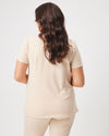 ELIZABETH Two Pocket Scrub Top - Soft Beige | SLTECH™