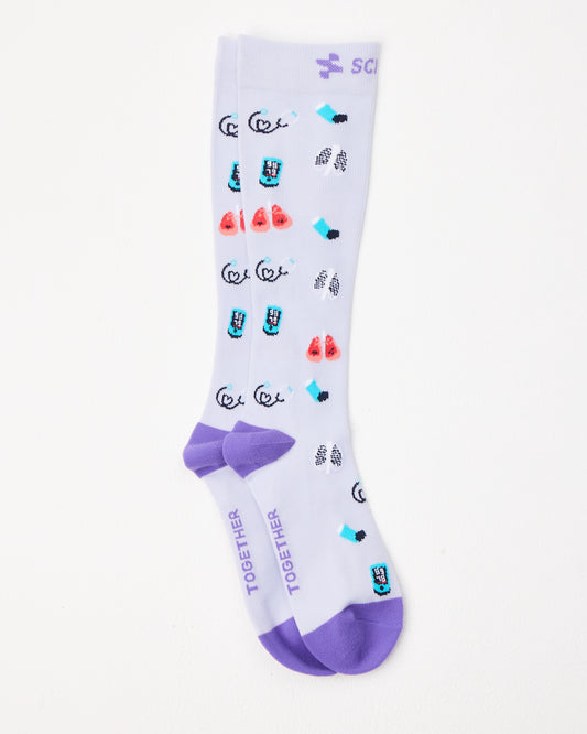 WE BE-LUNG TOGETHER Compression Socks