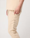 CLARISSA Skinny Leg Scrub Pants - Soft Beige | SLTECH™