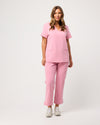 ELIZABETH Two Pocket Scrub Top (Original SLTECH™ fabric) - Picasso Pink