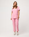 CLARISSA Skinny Leg Scrub Pants - Picasso Pink | SLTECH™