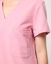 FLORENCE Three Chest Pocket Scrub Top - Picasso Pink | SLTECH™