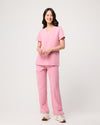 EDITH Straight Leg Scrub Pants - Picasso Pink | SLTECH™
