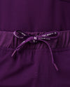EDITH Straight Leg Scrub Pants - Aubergine | SLTECH™