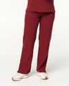 EDITH Straight Leg Scrub Pants - Maroon | SLTECH™