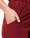 EDITH Straight Leg Scrub Pants - Maroon | SLTECH™