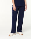 EDITH Straight Leg Scrub Pants - Navy | SLTECH™