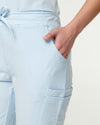 CLARISSA Skinny Leg Scrub Pants - Powder Blue | SLTECH™