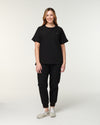 FIONA Crew Neck Scrub Top - Black | SLTECH™